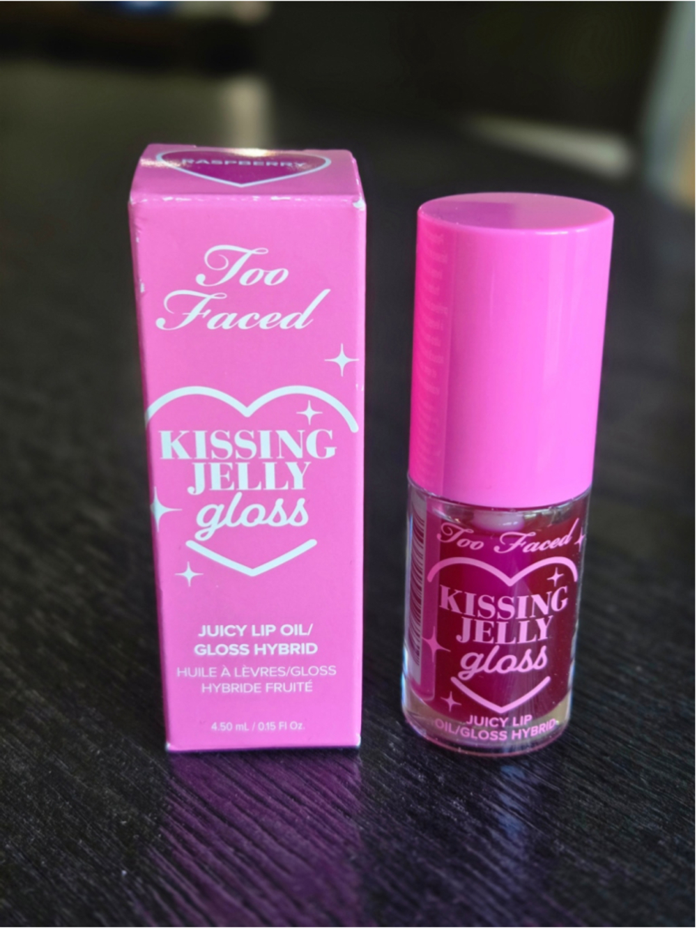 Too Faced Kissing Jelly Gloss Raspberry Lip Oil One Size Pink